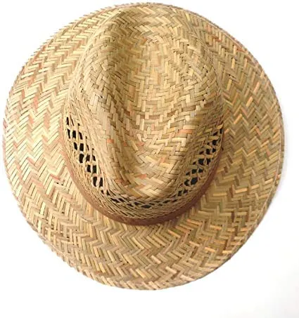 Cappello Di Paglia, Da Uomo/Donna, Taglia cappello 55 – 63 cm XXL, falda dritta Beige/Naturstroh XXL