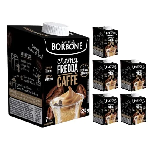 Crema Fredda Al Caffe Borbone Bevanda Cremosa 6 Brick Da 550 Grammi