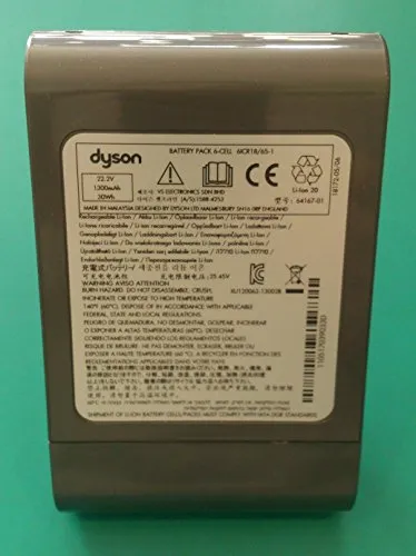 Batteria per aspirapolvere originale Dyson DC35, DC35 SLIM, DC 35 MULTIFLOOR, DC 35 DIGITALSLIM, DC44 ANIMAL 967863-03 64167-01 22.2V 1300 mAh 30 Wh Li-ion