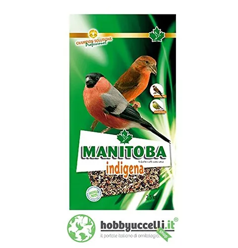Manitoba Indigena New 2.5 kg - Miscela semi per ciuffolotti, crocieri e indigeni