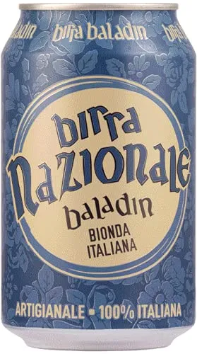 Birra Artigianale BALADIN NAZIONALE- ITALIAN ALE CON BERGAMOTTO E CORIANDOLO - 6.5% - LATT. 33 CL x 24