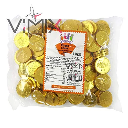 3 Tipo di 1 kg Kings Way Cioccolatini al latte (Pirate Coins)