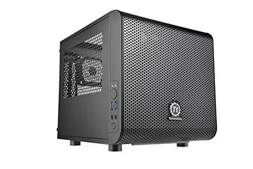 Thermaltake Core V1 Custodia per PC Mini-ATX, 31,6 x 27,6 x 26 cm, Nero