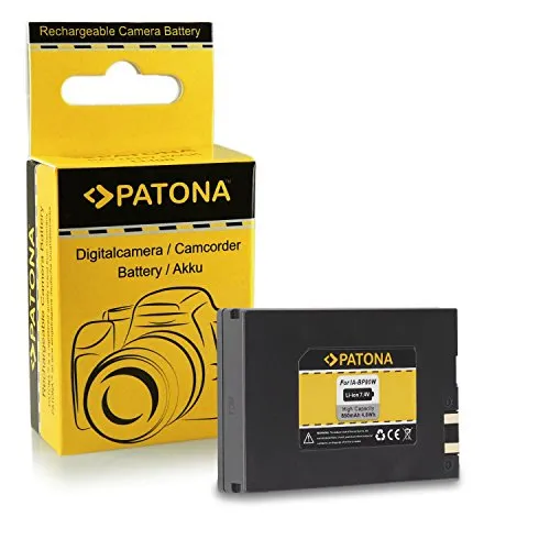 PATONA Batteria IA-BP80W Compatibile con Samsung SC-DX100 SC-DX200 VP-D382 VP-D395