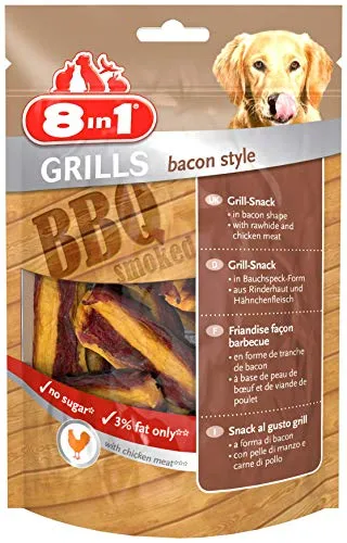 Best Friend Snack per Cani 8in1 Gusto Bacon 80 g