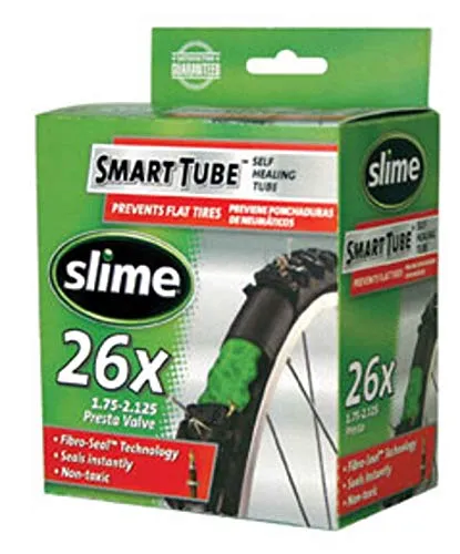 Slime Camera d'aria per bici 30059 con Slime Sigillante antiforatura, autosigillante, prevenzione e riparazione, valvola Schrader, 47/57 -559 mm (26"x1.75-2.125") (l'imballaggio può variare)