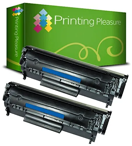 Printing Pleasure 2 Toner Compatibili per HP Laserjet 1010 1012 1015 1018 1020 1022 1022n 1022nw 3010 3015 3020 3030 3050 3052 3055 M1005 M1319F Canon i-SENSYS LBP2900 LBP2900i LBP3000 MF4120 MF4140