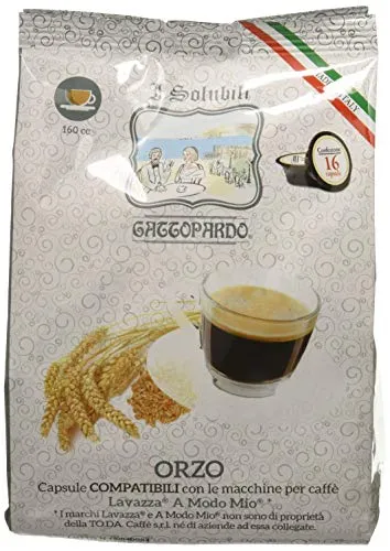 Gattopardo 128 Capsule di Orzo Comp. Lavazza a Modo Mio