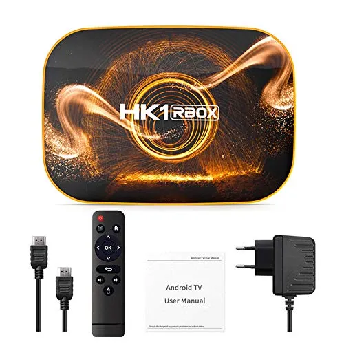 kdjsic E roid 10.0 TV Box HK1 RBOX 4GB 64GB TVbox Smart TV Box Quad-Core RK3318 4K 60fps USB3.0 Set Top Box