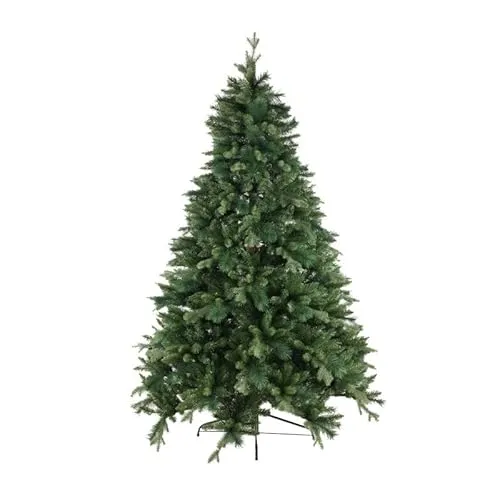 XONE Albero di Natale Barnaby 180 CM imponente e voluminoso | Albero artificiale realistico verde in PE+PVC+PP
