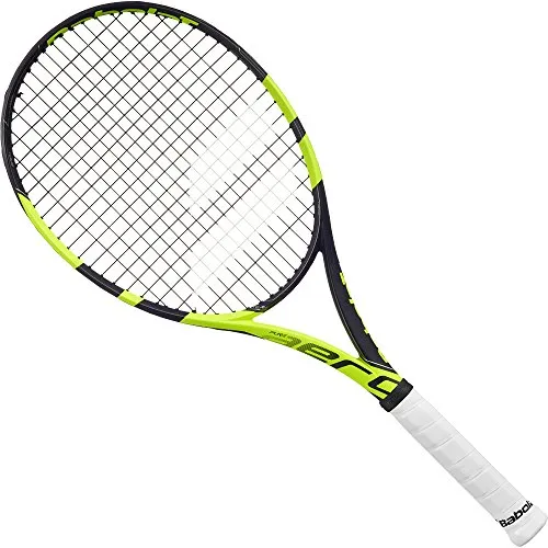 Babolat Pure Aero Team Incordata: No 285G Racchette Da Tennis Racchette Da Torneo Nero - Verde 2
