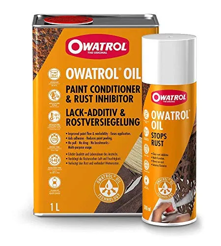 Owatrol Rustol-Owatrol spray antiruggine multifunzione, additivo per vernice 300 ml