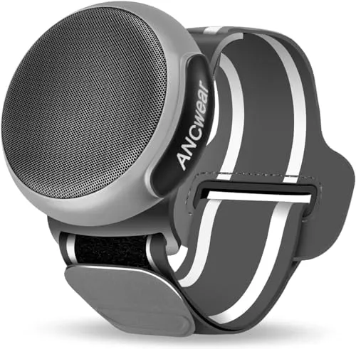ANCwear Mini altoparlante portatile Bluetooth, altoparlante wireless con impermeabile, 600 minuti di riproduzione, stereo, altoparlante da bicicletta con Bluetooth 5.0 （nero）