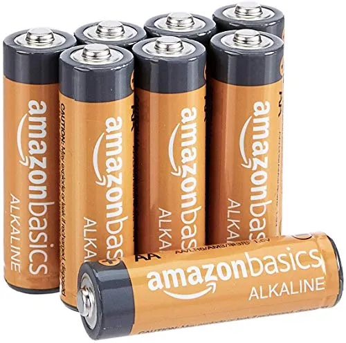 AmazonBasics - Batterie alcaline AA 1.5 Volt, Performance, confezione da 8 (l’aspetto potrebbe variare dall’immagine)