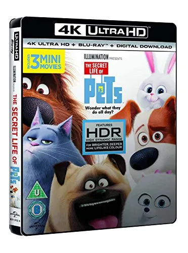 Secret Life Of Pets (Blu-Ray 4K+Blu-Ray) [Edizione: Regno Unito] [Edizione: Regno Unito]