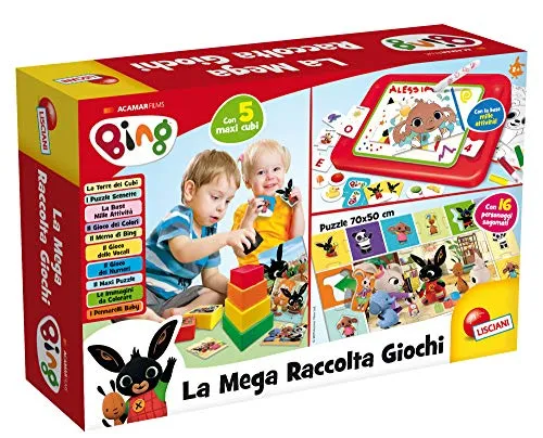 Lisciani Giochi - 76666 Gioco per Bambini Bing Mega Raccolta Giochi