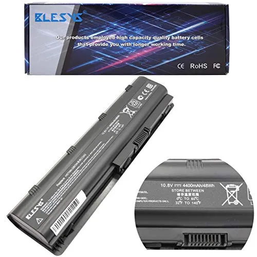BLESYS 6-Cell MU06 MU09 Compatibile con batteria per portatile HP G4 G6 G6S G6T G6X G7-1000 DV3-2200 DV4-4000 DV5-3000 DV6-6000 DV6T-4000 CTO DV7-1400 DV7-5000 DV7T-6100 CTO Batteria per notebook