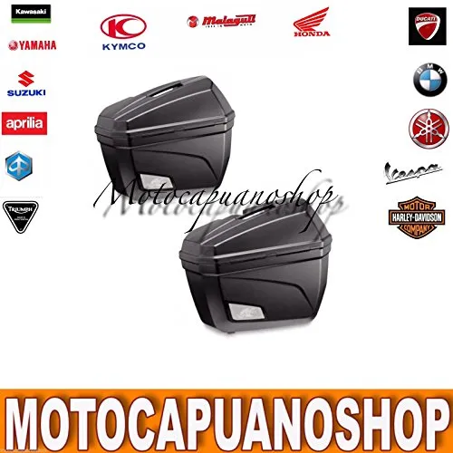 VALIGIE RIGIDE LATERALI KAPPA K22 TELAIO PL203 PER HONDA TRANSALP 700 20082013