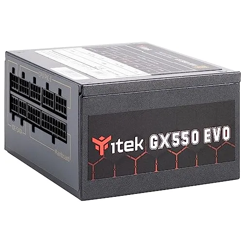 Itek Alimentatore GX550 EVO - SFX, 550W, 80Plus Gold, Ventola FDB 92mm, Cond Giapponesi, Modulare