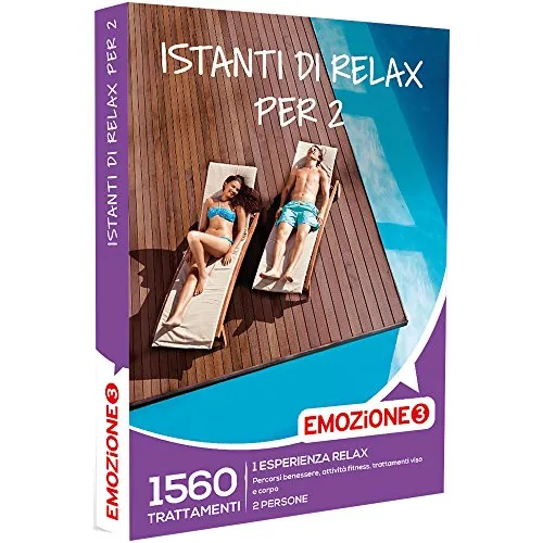 Emozione3 - Istanti Di Relax Per 2-1560 Esperienze Di Relax Con Percorsi Benessere, Attività Fitness, Trattamenti, Cofanetto Regalo, Benessere