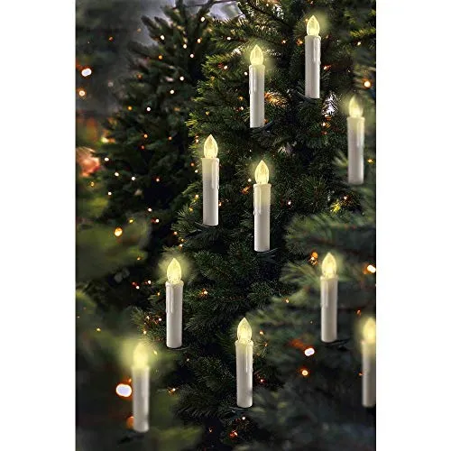Polarlite Funk-Weihnachtsbaum-Beleuchtung Innen batteriebetrieben 20 St. LED Warm- Bianco