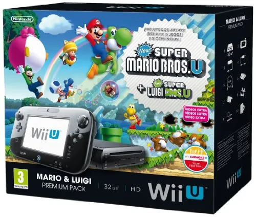Wii U - Console Mario E Luigi Premium Pack [Bundle]