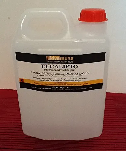 Olio essenziale per bagno turco e sauna (eucalipto, 1L)