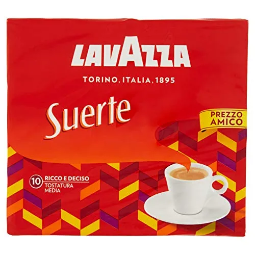 Lavazza Caffè Macinato Suerte, 10 x 250g