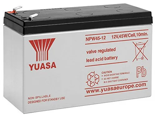 Batteria al piombo (YUASA), NPW45 – 12 ad alte prestazioni della batteria 12 V 8,5 AH (FASTON 250 – 6,30 mm)