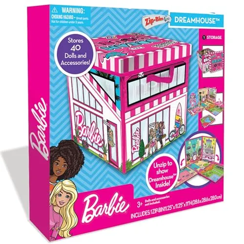 Mattel A1465XX - La casa dei sogni di Barbie, scatola con cerniere, da trasformare in piano di gioco
