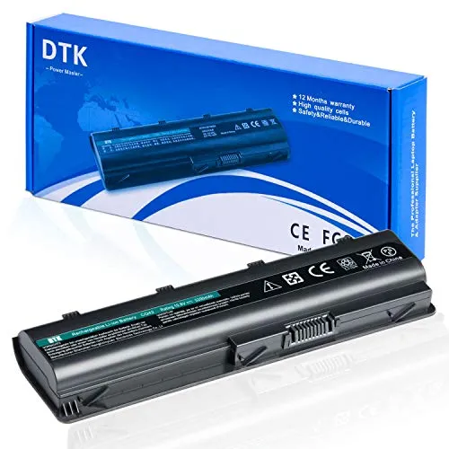 DTK Batteria per HP G56 G62 G72 Pavilion G6 G7 DV6-3000 DV6-4000 DV6-6000 DV7-4000 DV7-5000 DV7-6000 Presario CQ42 CQ56 CQ57 CQ62 CQ72,10.8V 5200mAh