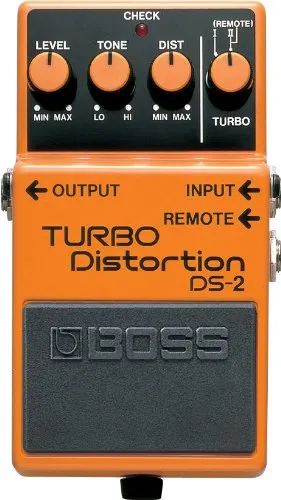 BOSS Audio DS-2 Turbo Distortion Pedal meduim Arancia