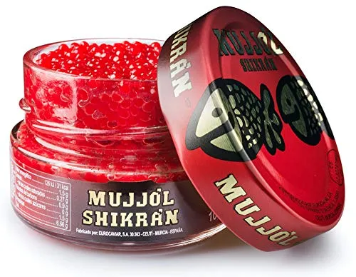 Eurocaviar - Shikran - Muggine Roe Caviar Pearls Red, 3.52 oz [100 g]