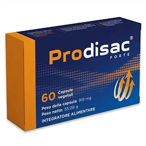 Prodisac ® Forte | Maggiore resistenza e potenza | Senza Alcuna Controindicazione | Energizzante | 60 capsule vegetali.