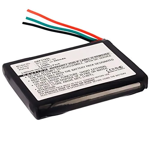 subtel® Batteria Premium Compatibile con Garmin Forerunner 310XT, 361-00041-00 600mAh accu Ricambio Sostituzione