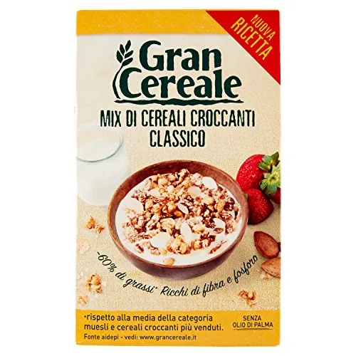 Gran Cereale Cereali Croccanti Classici, Ricchi di Fibra e Fosforo - 330 g