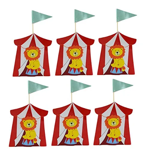 20pcs circo animale contenitore di caramella del fumetto bambini festa di compleanno baby shower scatole regalo scatola di favore scatola di ossequio (leone)