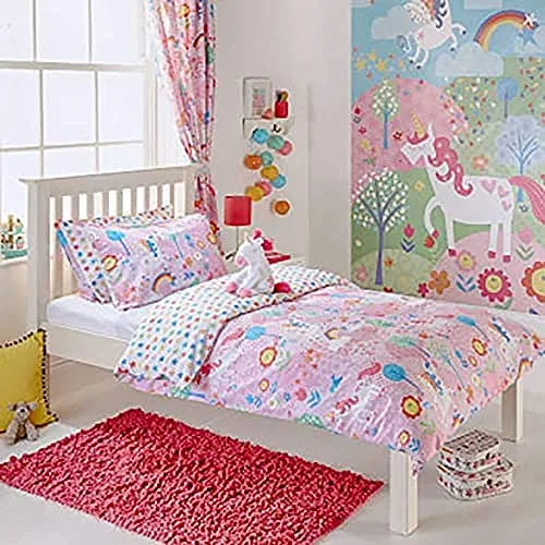 Unicorn Toddler D/S Pink, Rosa, (120 X 150 Cm)