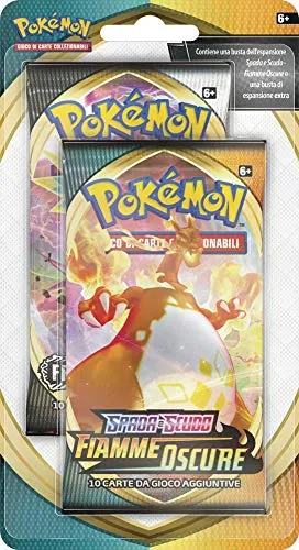 POKEMON Spada e Scudo Fiamme Oscure Blister Promo 2 bustine Celebration