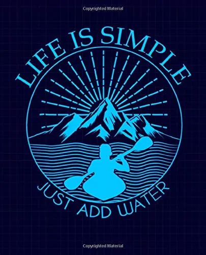 Life Is Simple Just Add Water Composition Notebook: School Notebook Gift for Rower or a Rowing Lover 7.5x9.25 Wide Ruled (Rowing Lovers)