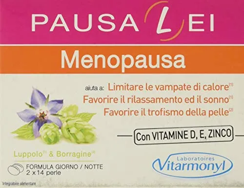 Vitarmonyl Integratore Alimentare Pausalei Menopausa, 2 x 14 Perle