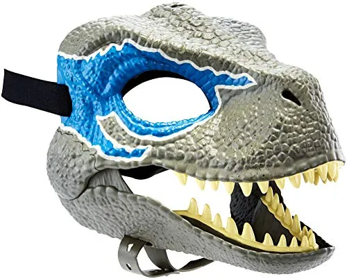 Jurrasic World GCV81 Maschera Indossabile Velociraptor Blue, Giocattolo per Bambini 5+ Anni, GCV81