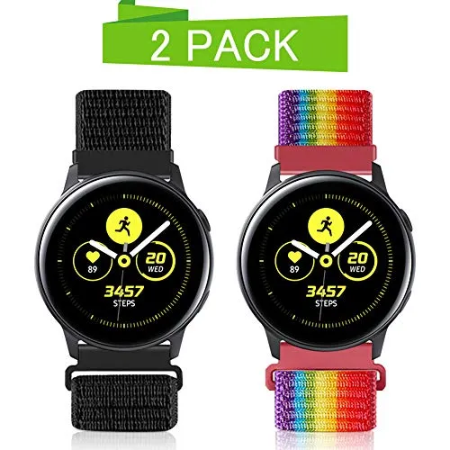 Vodtian - Cinturino da polso per Galaxy Watch 46 mm, Gear S3 Frontier/Classic, Fossil Gen 5/Uomo Gen 4/Donna Gen 4, Huawei GT/GT 2, in nylon (22 mm, conchiglia)