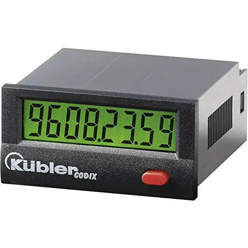 Kübler CODIX 135 HB Contatore delle ore di esercizioLCD 9999h59m59s/ 9999999 9s Optoisolatore 10-260 V A