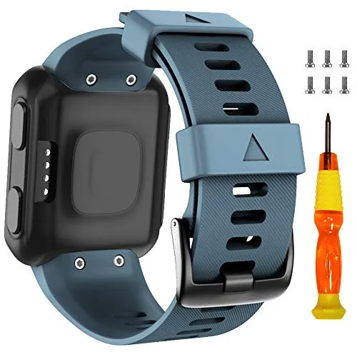 ANBEST Bracciale Compatibile con Garmin Forerunner 35 Cinturino, Bracciale Sportiva in Silicone per Approach S10/Approach S5/Approach S6 Smart Watch, Pietra