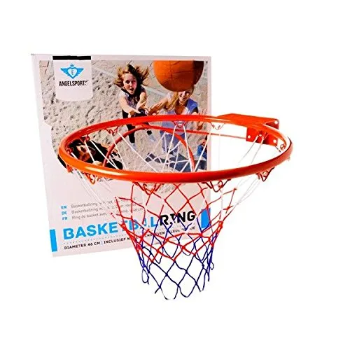 Angel Sports - Anello da Basket con Rete 46 Cm