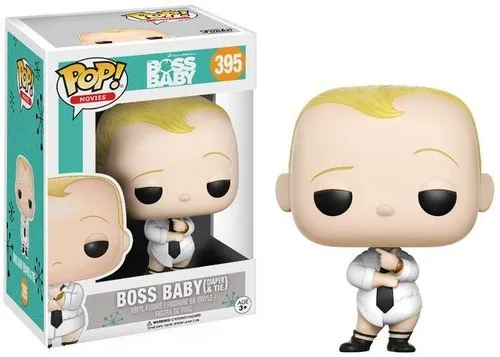 Funko- Pop Vinile The Figure Boss Baby in Diaper & Tie, 13013