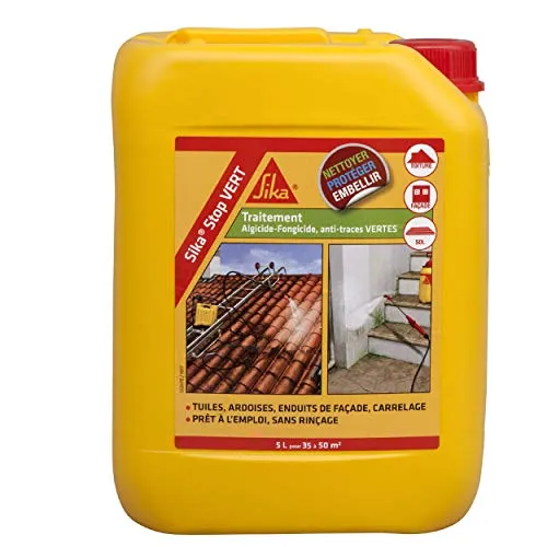 SIKA - Traitement anti-mousses - Multi-surfaces - 5L