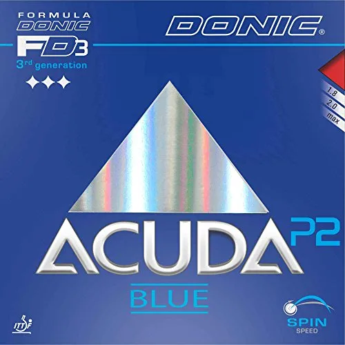 Donic gomma Acuda Blu P2, Opzioni 2,0 mm, rosso