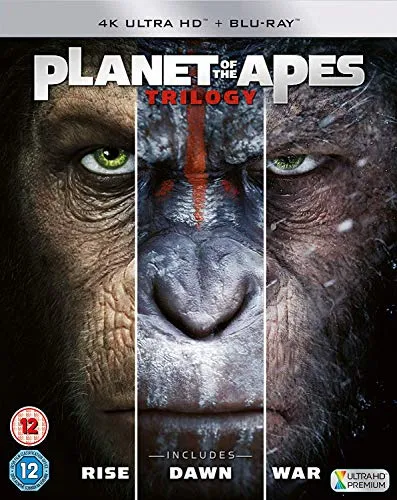 Planet Of The Apes Trilogy Boxset 4K Ultra-HD [Blu-ray][Edizione: Regno Unito]